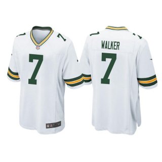 Green Bay Packers #7 Quay Walker White Stitched Football Jersey