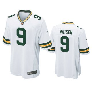 Green Bay Packers #9 Christian Watson White Stitched Football Jersey