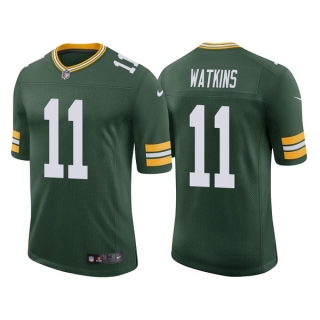 Green Bay Packers #11 Sammy Watkins Green Stitched Football Jersey