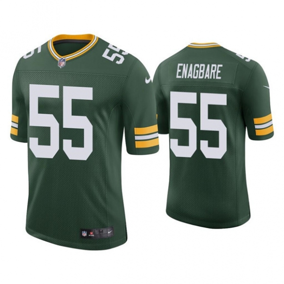 Green Bay Packers #55 Kingsley Enagbare Green Stitched Football Jersey