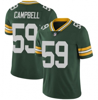 Green Bay Packers #59 De'Vondre Campbell Green Stitched Jersey