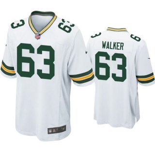 Green Bay Packers #63 Rasheed Walker White Stitched Football Jersey