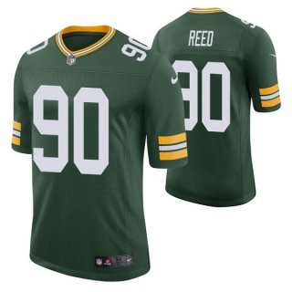 Green Bay Packers #90 Jarran Reed Green Stitched Football Jersey