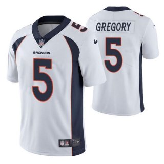 Denver Broncos #5 Randy Gregory White Vapor Untouchable Limited Stitched