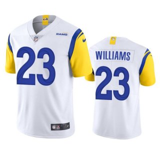 Los Angeles Rams #23 Kyren Williams White Vapor Untouchable Limited Stitched