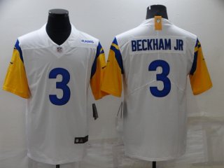 Los Angeles Rams #3 Odell Beckham Jr. 2021 White Vapor Untouchable Limited