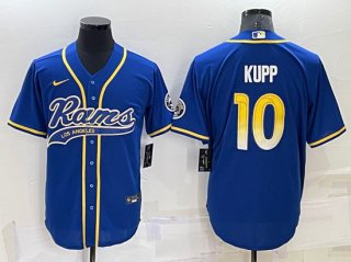 Los Angeles Rams #10 Cooper Kupp Royal Cool Base Stitched Baseball Jersey