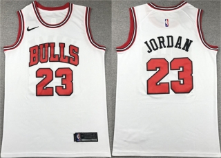 Chicago Bulls #23 Michael Jordan White Stitched Basketball Jersey