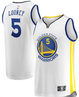 Golden State Warriors #5 Looney white jersey