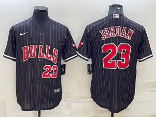 Chicago Bulls #23 jordan black jersey