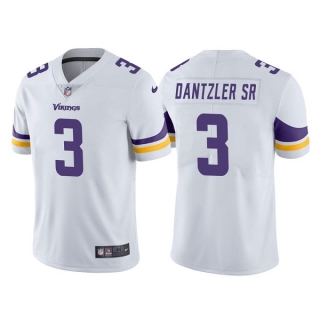 Minnesota Vikings #3 Cameron Dantzler White Vapor Untouchable Stitched Jersey