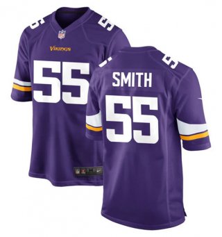 Minnesota Vikings #55 Za'Darius Smith Purple Stitched Jersey