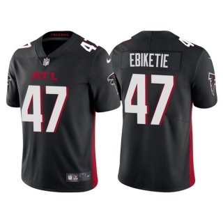 Atlanta Falcons #47 Arnold Ebiketie Black Vapor Untouchable Limited Stitched
