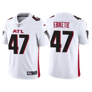 Atlanta Falcons #47 Arnold Ebiketie White Vapor Untouchable Limited Stitched