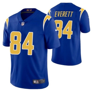 Los Angeles Chargers #84 Gerald Everett Royal Vapor Untouchable Limited Stitched