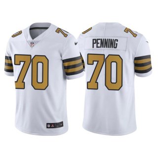 New Orleans Saints #70 Trevor Penning White Color Rush Limited Stitched Jersey