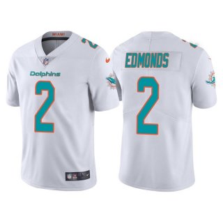 Miami Dolphins #2 Chase Edmonds White Vapor Untouchable Limited Stitched