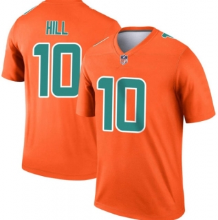 Miami Dolphins #10 Tyreek Hill Orange Inverted Legend Stitched Football Jersey