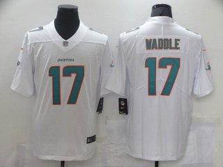 Miami Dolphins #17 Jaylen Waddle White 2021 Vapor Untouchable Limited