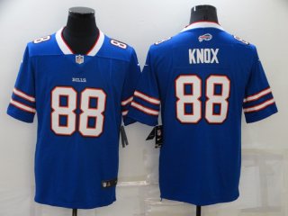 Buffalo Bills #88 Dawson Knox Blue Vapor Untouchable Limited Stitched Jersey