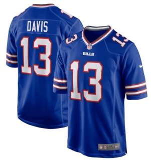Buffalo Bills #13 Gabe Davis Royal Stitched Game Jersey