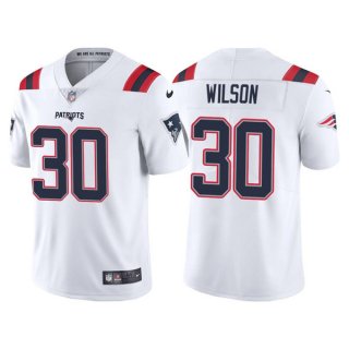 New England Patriots #30 Mack Wilson White Vapor Untouchable Limited Stitched