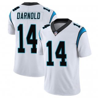 Carolina Panthers #14 Sam Darnold White Vapor Untouchable Limited Stitched