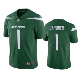 New York Jets #1 Ahmad Gardner 2022 Green Vapor Untouchable Limited Stitched