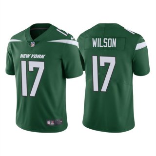 New York Jets #17 Garrett Wilson 2022 Green Vapor Untouchable Limited Stitched