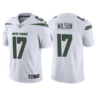 New York Jets #17 Garrett Wilson 2022 White Vapor Untouchable Limited Stitched