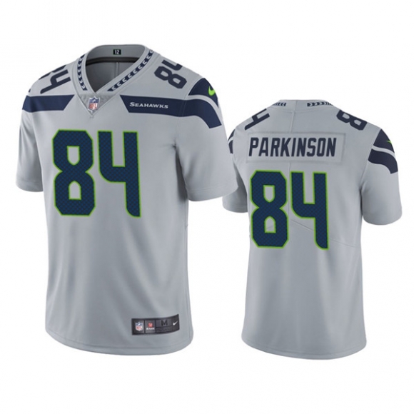 Seattle Seahawks #84 Colby Parkinson Gray Vapor Untouchable Limited Stitched