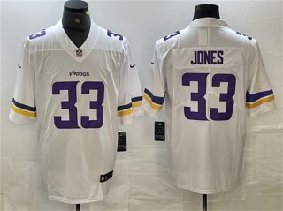 Minnesota Vikings #33 Aaron Jones White Vapor Untouchable Limited Stitched