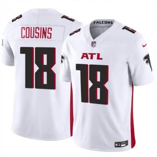 Atlanta Falcons #18 Kirk Cousins White 2023 F.U.S.E. Vapor Untouchable Limited