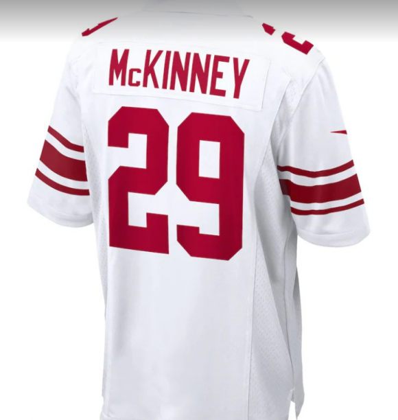 New York Giants#29 white Mckinney