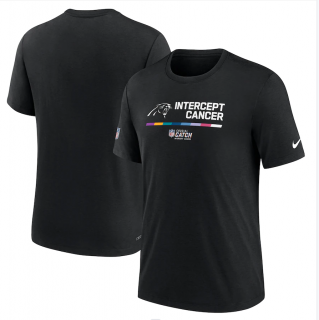 Carolina Panthers Nike 2022 NFL Crucial Catch Performance T-Shirt - Black.