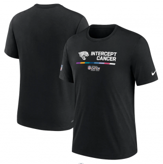 Jacksonville Jaguars Nike 2022 NFL Crucial Catch Performance T-Shirt - Black.