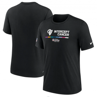 Los Angeles Rams Nike 2022 NFL Crucial Catch Performance T-Shirt - Black