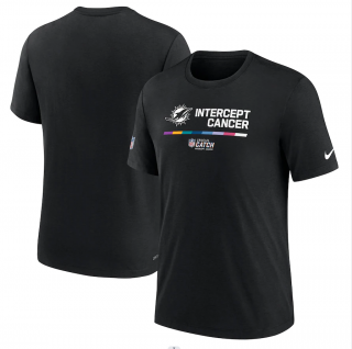 Miami Dolphins Nike 2022 NFL Crucial Catch Performance T-Shirt - Black