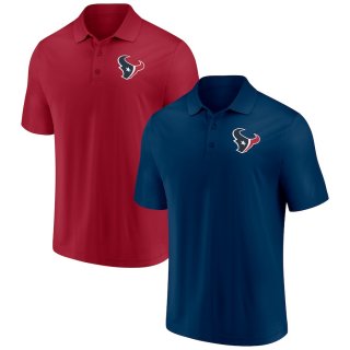 Houston Texans Fanatics Branded Home and Away 2-Pack Polo Set - NavyRed