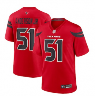 Houston Texans #51 Will Anderson Jr. Red 2024 Alternate F.U.S.E Vapor Football Stitched
