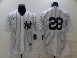 New York Yankees #28 Josh Donaldson White Cool Base Stitched Baseball Jersey