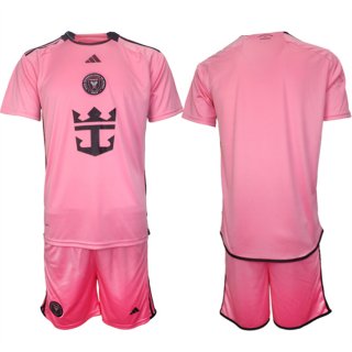Inter Miami CF Blank 2024-25 Pink Home Soccer Jersey Suit