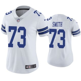 women Dallas Cowboys #73 Tyler Smith White Vapor Untouchable Limited Stitched