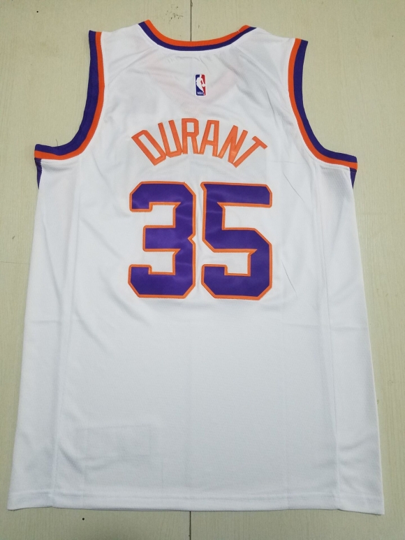 Phoenix Suns #35 Kevin Durant white jersey