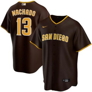 Padres-13-Manny-Machado-coffe game jersey