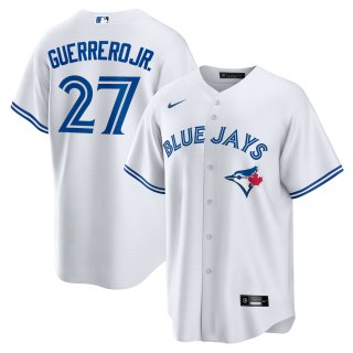Toronto Blue Jays #27 Vladimir Guerrero Jr. white jersey