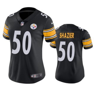 women Pittsburgh Steelers #50 Ryan Shazier Black Vapor Untouchable Limited Stitched