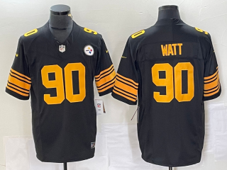 Pittsburgh Steelers #99 FUSE gold letter jersey