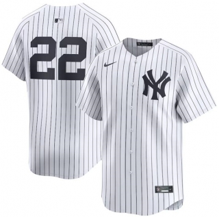 New York Yankees #22 Juan Soto White 2024 Cool Base Stitched Baseball Jersey