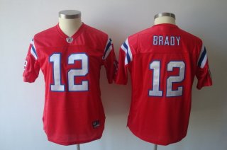 womenNew England Patriots #12 Tom Brady Red Limited Stitched NFL Jersey